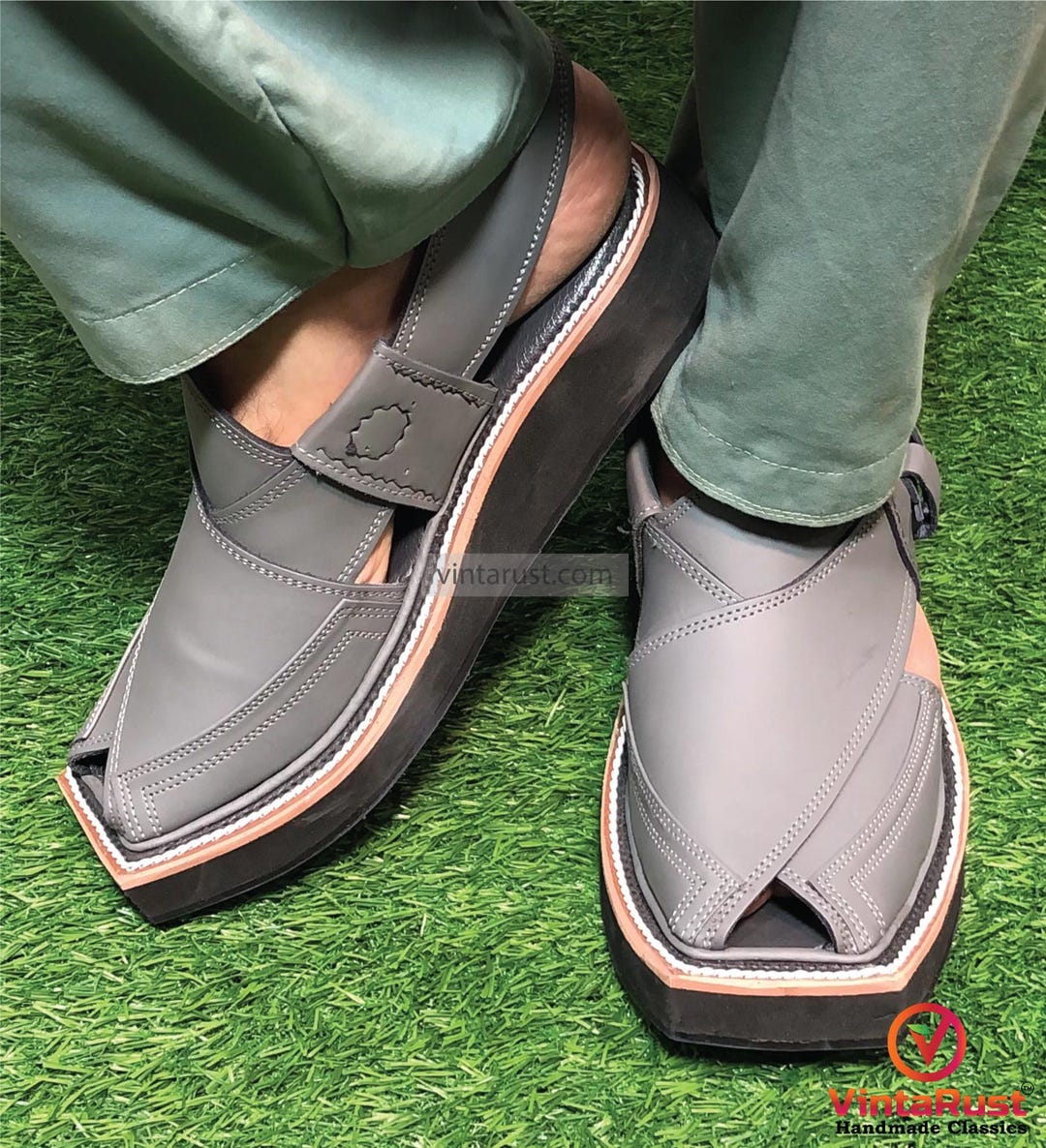Handmade Peshawari Chappal: Men display picture 3