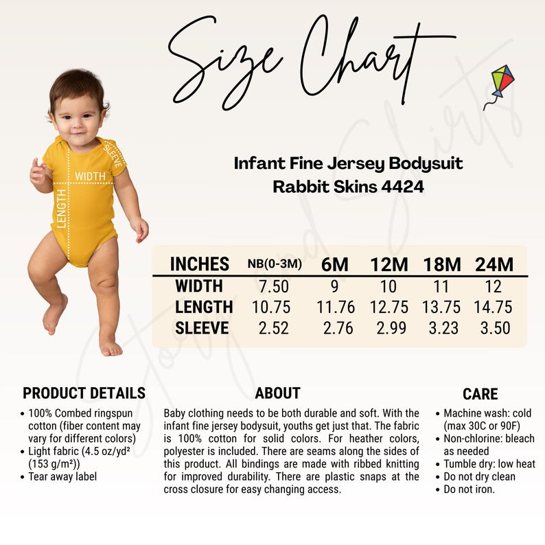 Editable Rabbit Skins 4424 Color+Size Chart,Canva Template (Digital Download),Rabbit Skins 4424 color+size chart,Rs 4424 chart,Rabbit Skins image 10