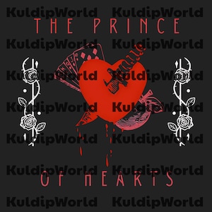The Prince Of Hearts Png, Caraval Series Png, Remember It&#39;s Only Game Digital Png, Legendary Digital, Bookish Digital, Romance Book Lover