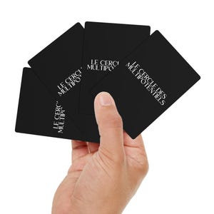 Cartes de poker premium "Le Cercle des Multipotentiels"