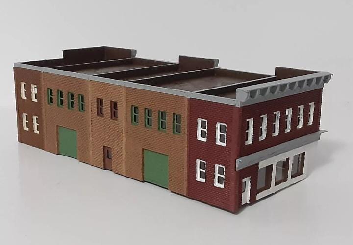 City Block #1 Kit - 5 Stores In One - Corner Store On The Right