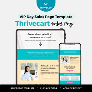ThriveCartのVIPデー販売ページテンプレート