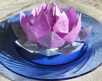 How Do I Love Thee Elizabeth Barrett Browning Origami Lotus Flower