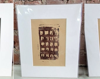 Urban Monotype Series - Acrylic Paintings by Lisa Shea
