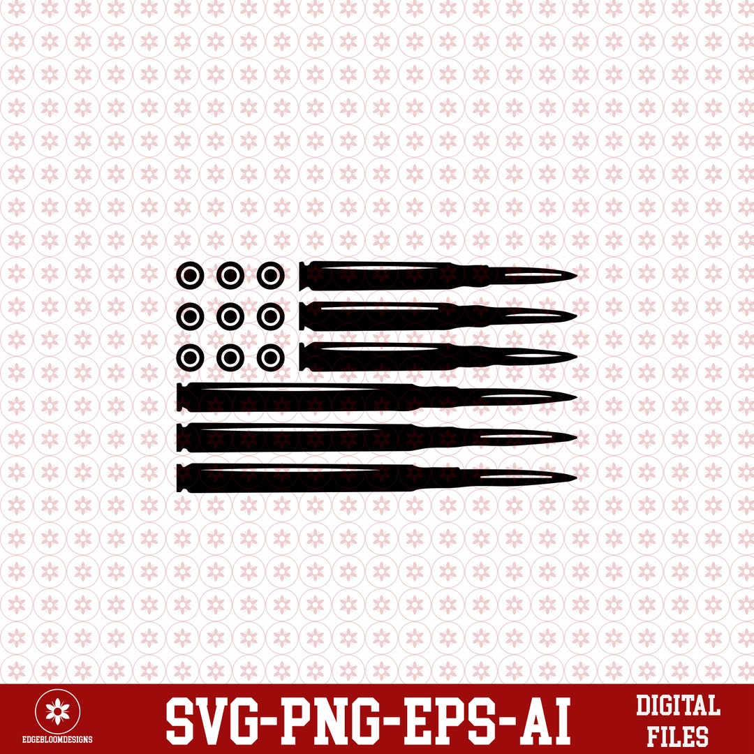 Rustic Bullet Svg Bullets Hunt Season Cut Files for Cricut, Clipart, Svg Eps Ai Png, for ...