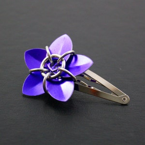 Scalemaille Flower Hair Barrette image 4