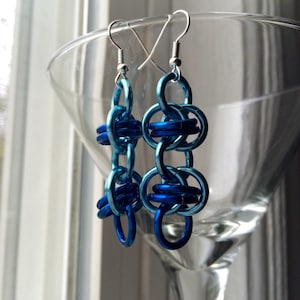 Barrels Chainmail Earrings