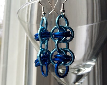 Barrels Chainmail Earrings