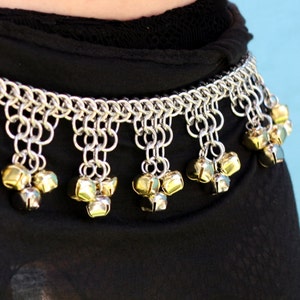 Chainmail Jingle Bell Gypsy Dancing Belt image 4