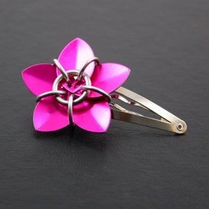 Scalemaille Flower Hair Barrette image 8