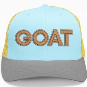 PUFF Embroidery | Goat Embroidery | Hat front Embroidery | Trucker Hat | Skeleton logo | Machine Embroidery | Hat DST | Hat PES | cap design
