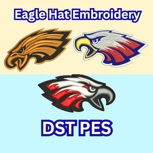 Adler Stickerei Patch Designs, Trucker Cap & Baseball Cap Logos (PES, DST) sofort download