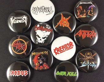 Thrashmetalbanden 1" buttonsets