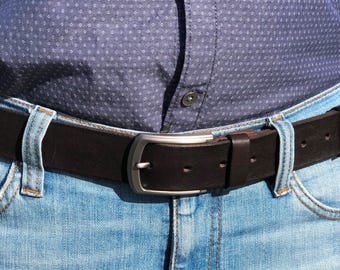 Men's luxury leather belt, Handmade leather belt, Quality leather belt for men, Leather belt for men, Birthday or Father's day ideal gift
