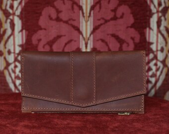 Cartera de cuero de lujo para hombre, Monedero de cuero para hombre, Monedero de cuero artesanal para hombre, Regalo de cumpleaños perfecto hecho a mano, Regalo para el Día del Padre