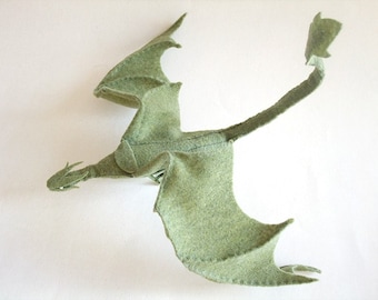 Plush Poseable Dragon PATTERN (PDF file)