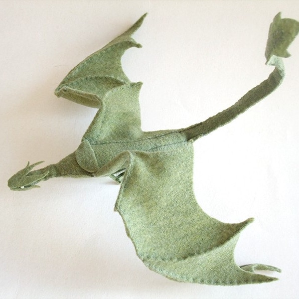 Plush Poseable Dragon PATTERN (PDF file)