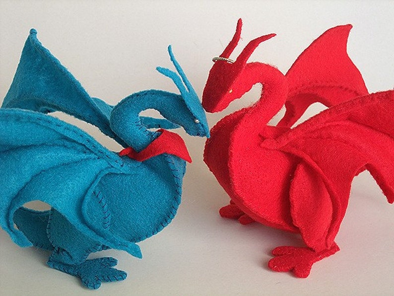 Camelot Dragon Plush PATTERN PDF file image 3