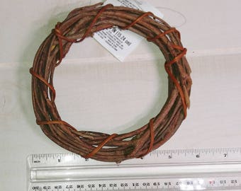 One 6" Diameter Natural Grapevine Wreaths Inside dimensions approx. 4.5"