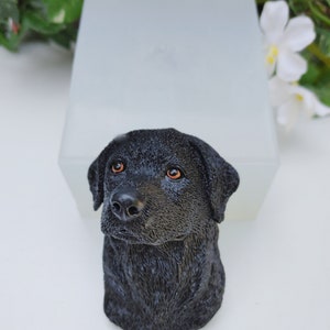 Labrador One Piece Clear Transparent View  Silicone Dog Mold