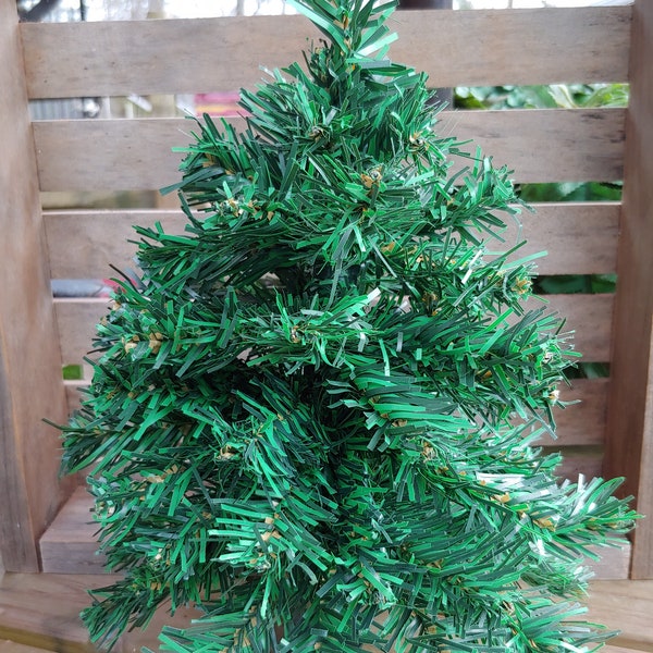 Artificial Tabletop Pine Mini Tree  12.5" High, 60 Tips