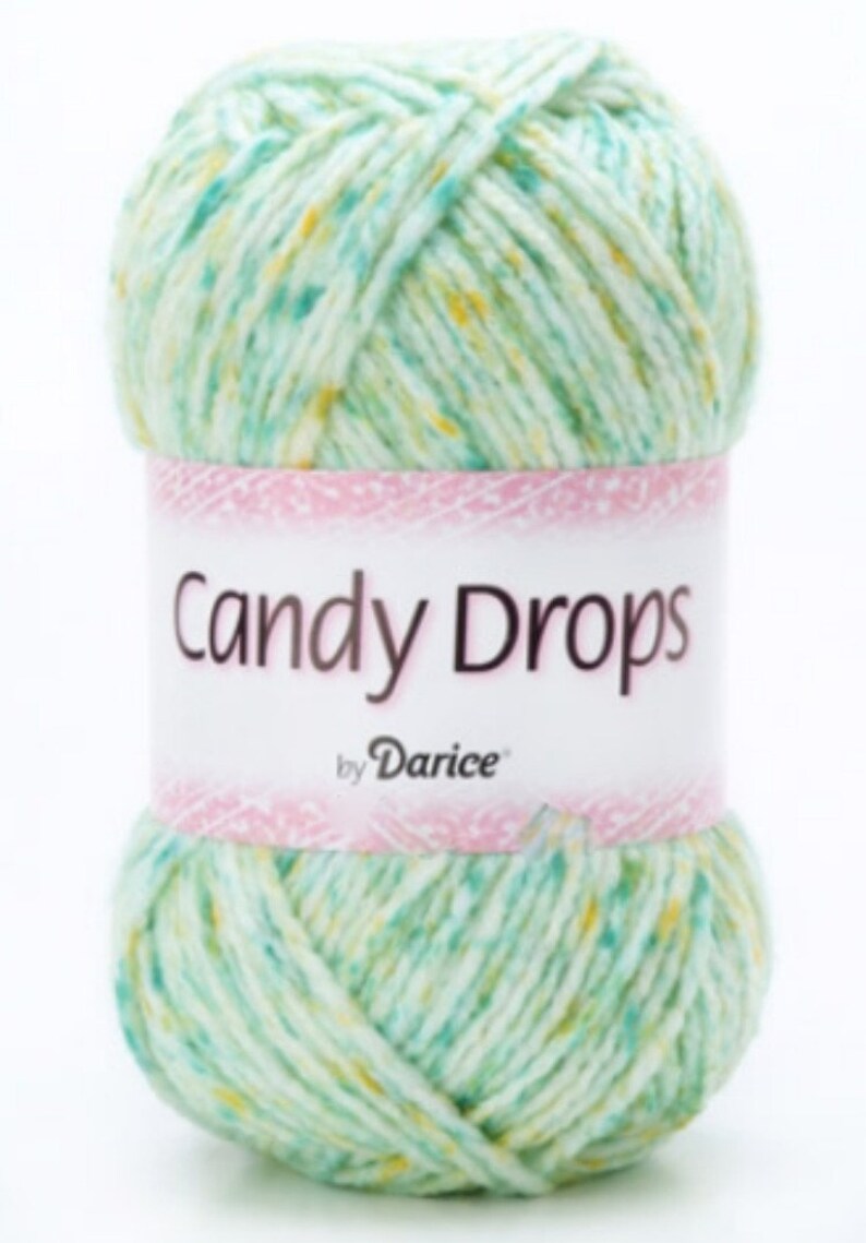 Green and Yellow Colors Curly Yarn Hair for Your Handmade Dolls