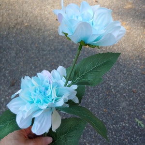 Artificial Wild Dahlia Stem: 6 x 28.5 inches, 2 Assorted Colors
