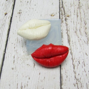 Lips One Piece Soft Clear Transparent View Silicone Mold for Cake Decorating, Crafts, Fondant, Sugar Art, Soap, etc. image 4