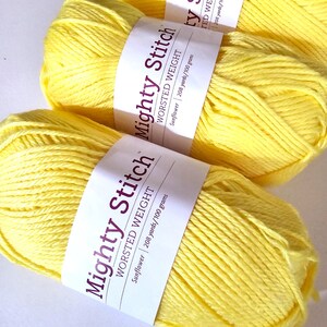 Mighty Stitch Yarn Sunflower, Lot Number 28068