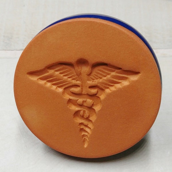 Medical Insignia Cookie Stamp, Rycraft Terra Cotta Stamp, Craft Stamp, Butter Stamp, Cookie Stamp