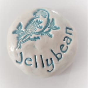 Birds, Parrots, Canary, Conure, etc. Memorial Stone Personalized 2.5 to 3.5&quot;
