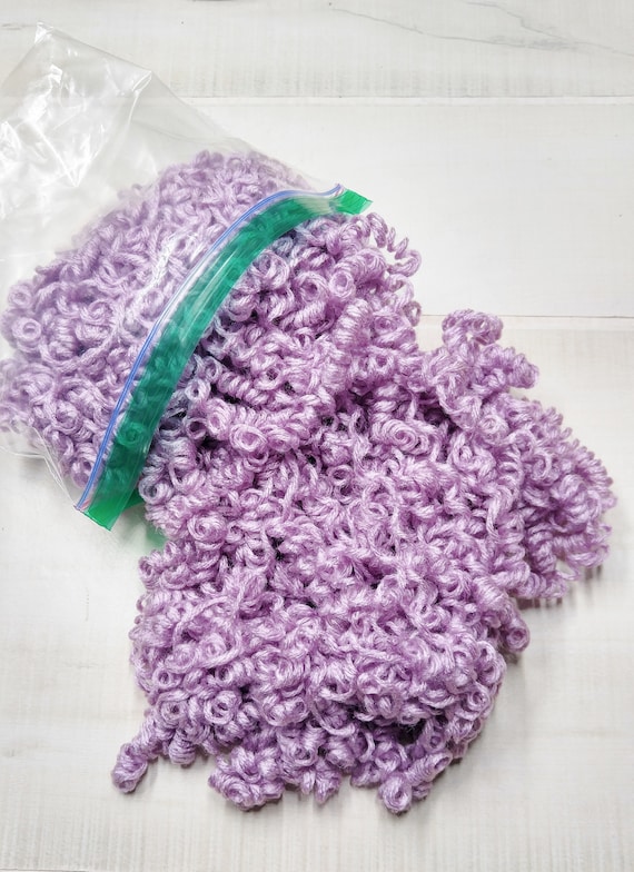 curly yarn hair for dolls