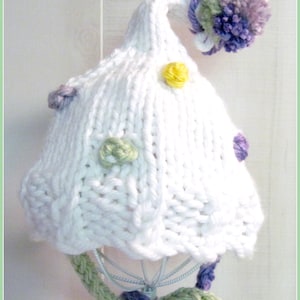 Knitting Pattern Bobble Hat   Preemie to Adult