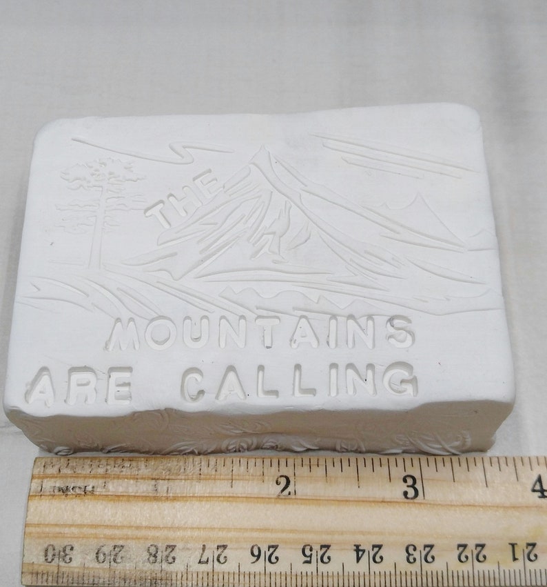 Candles etc. The Mountains are Calling Silicone Mold for Soap Chocolate