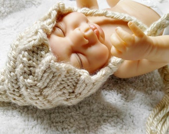 Swirly Pixie Hat PATTERN: Newborn to 12 Months (PDF Pattern)