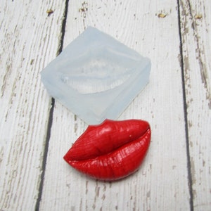 Lips One Piece Soft Clear Transparent View Silicone Mold for Cake Decorating, Crafts, Fondant, Sugar Art, Soap, etc. image 3