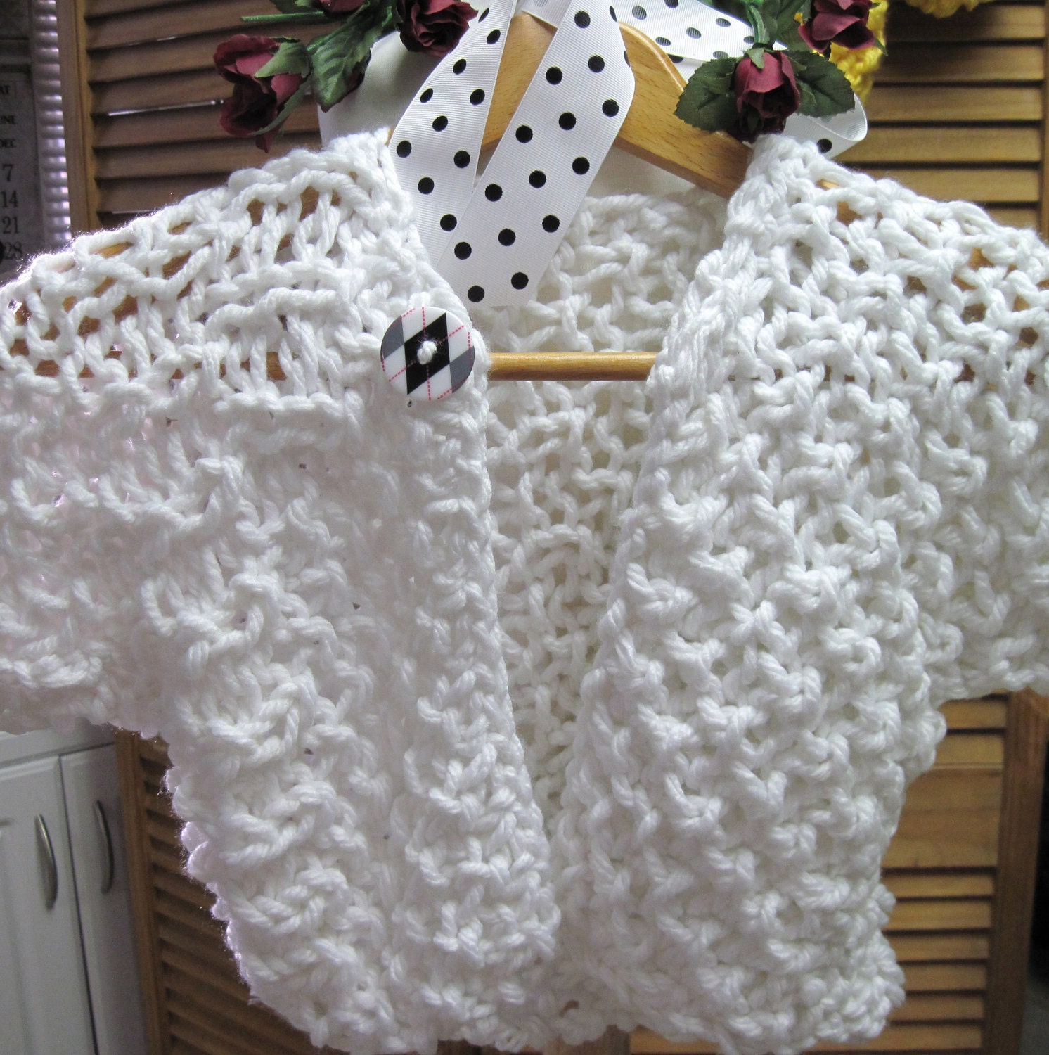 fluffy bolero knitting pattern