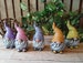 One Concrete Gnome, Choose your Color, in Gift Box,  Cement Gnomes, Garden Gnomes, Small Gnomes, Listing is for One, 3' x 2' 