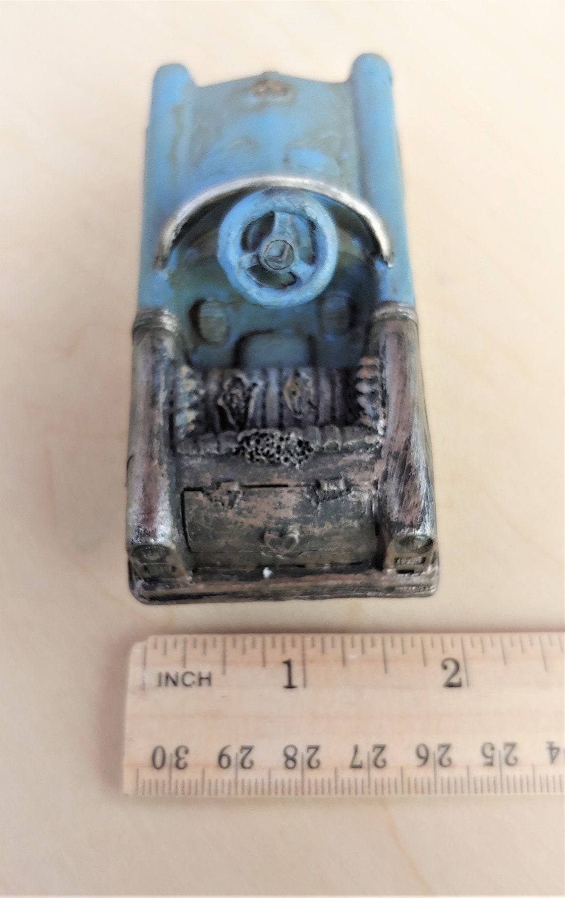 Antique Blue Pedal Car Display 33/4 L X 2 W Etsy