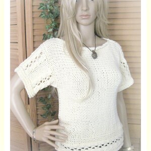 Side-to-Side Pullover Knitting Pattern: Teen to Adult Sizes (PDF Pattern)