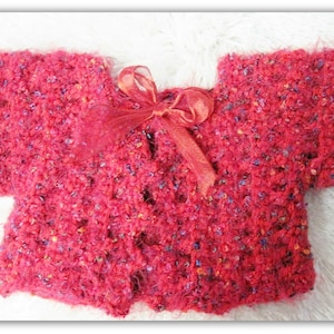 Crochet Pattern One Piece Bolero Ages 3- 8