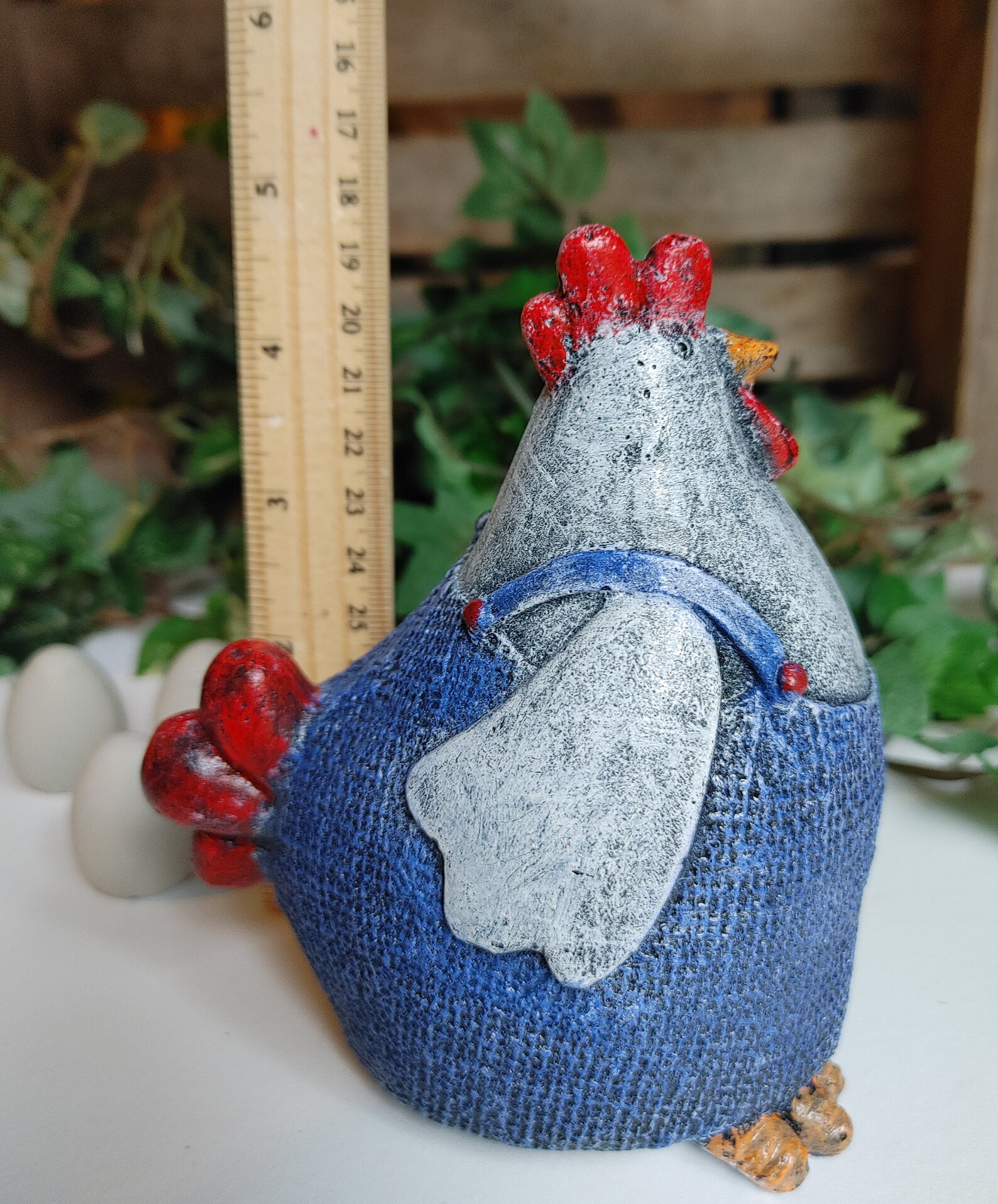 Cement Hen Concrete Chicken Chicken Bertha the Chicken Etsy