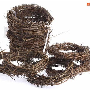 8&quot; Diameter Natural Grapevine Wreaths Listing is for One