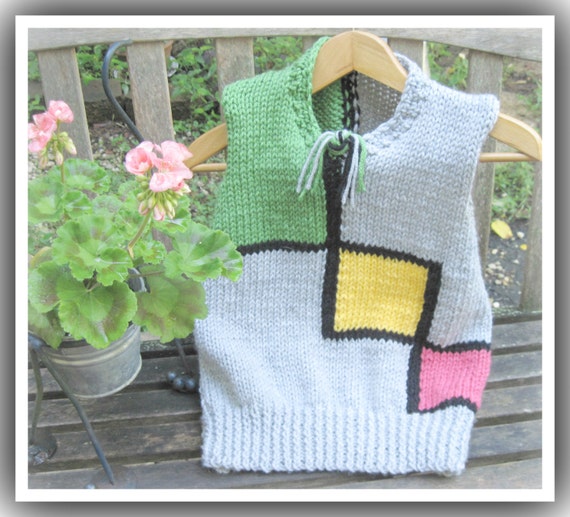 Asymmetrical Color Block Pullover Knitting Pattern -  Canada