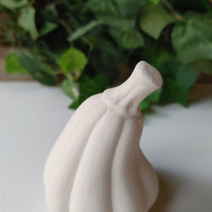 Ceramic Bisque Pumpkin: Ready to Paint DIY Project (3&quot;)