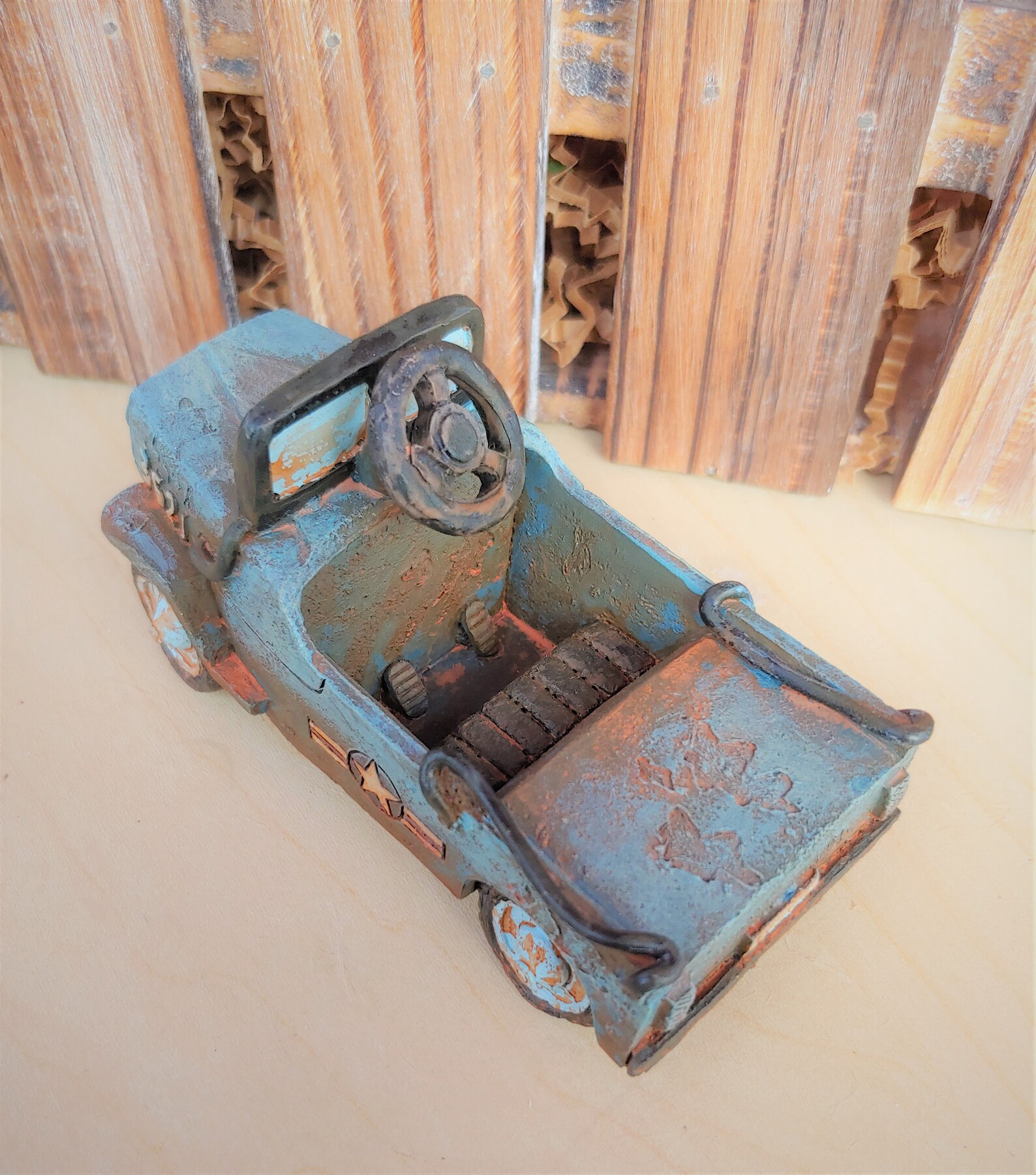 Antique Military Jeep Pedal Car Model 4 W X 2-1/4 - Etsy
