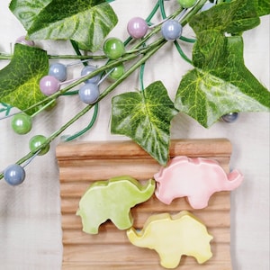 Little Elephants Clear Silicone Mold: Cake Decorating, Jewelry Making