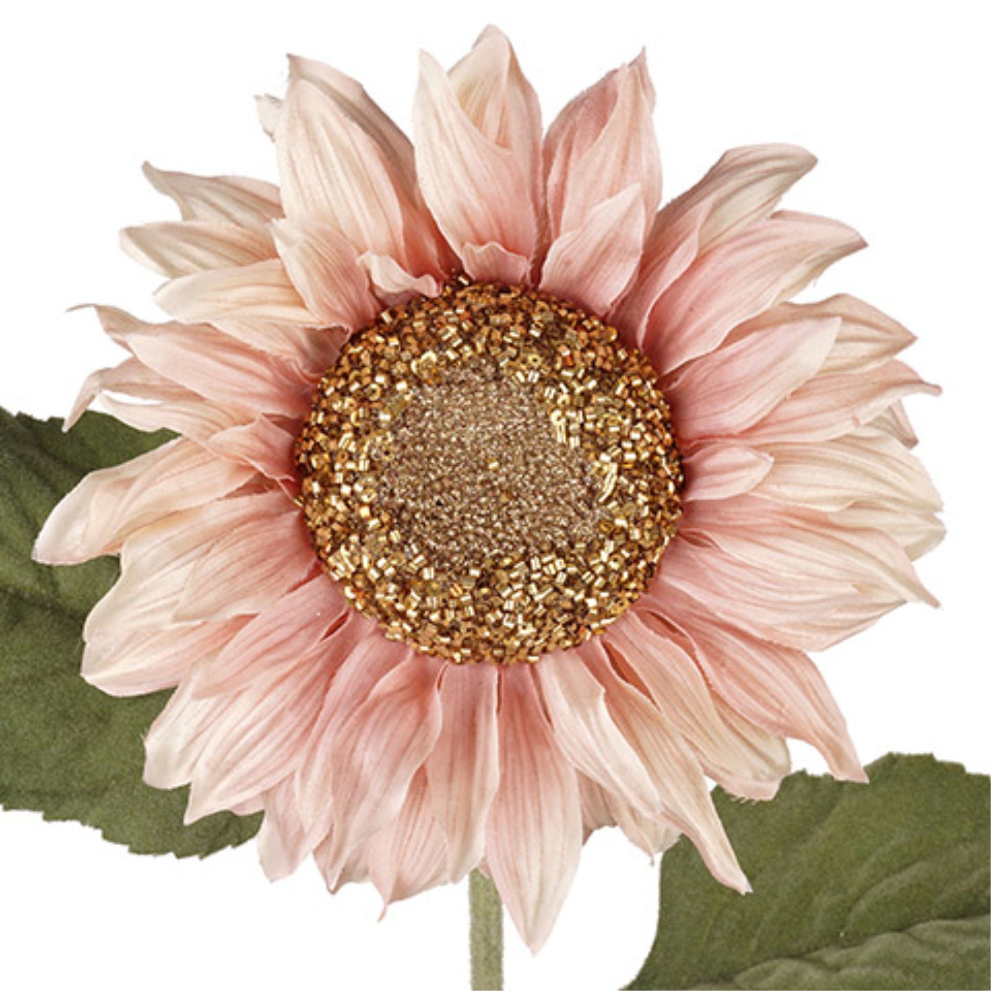 Pink Sunflower with Glitter Center Longstem Sunflower Fall Etsy