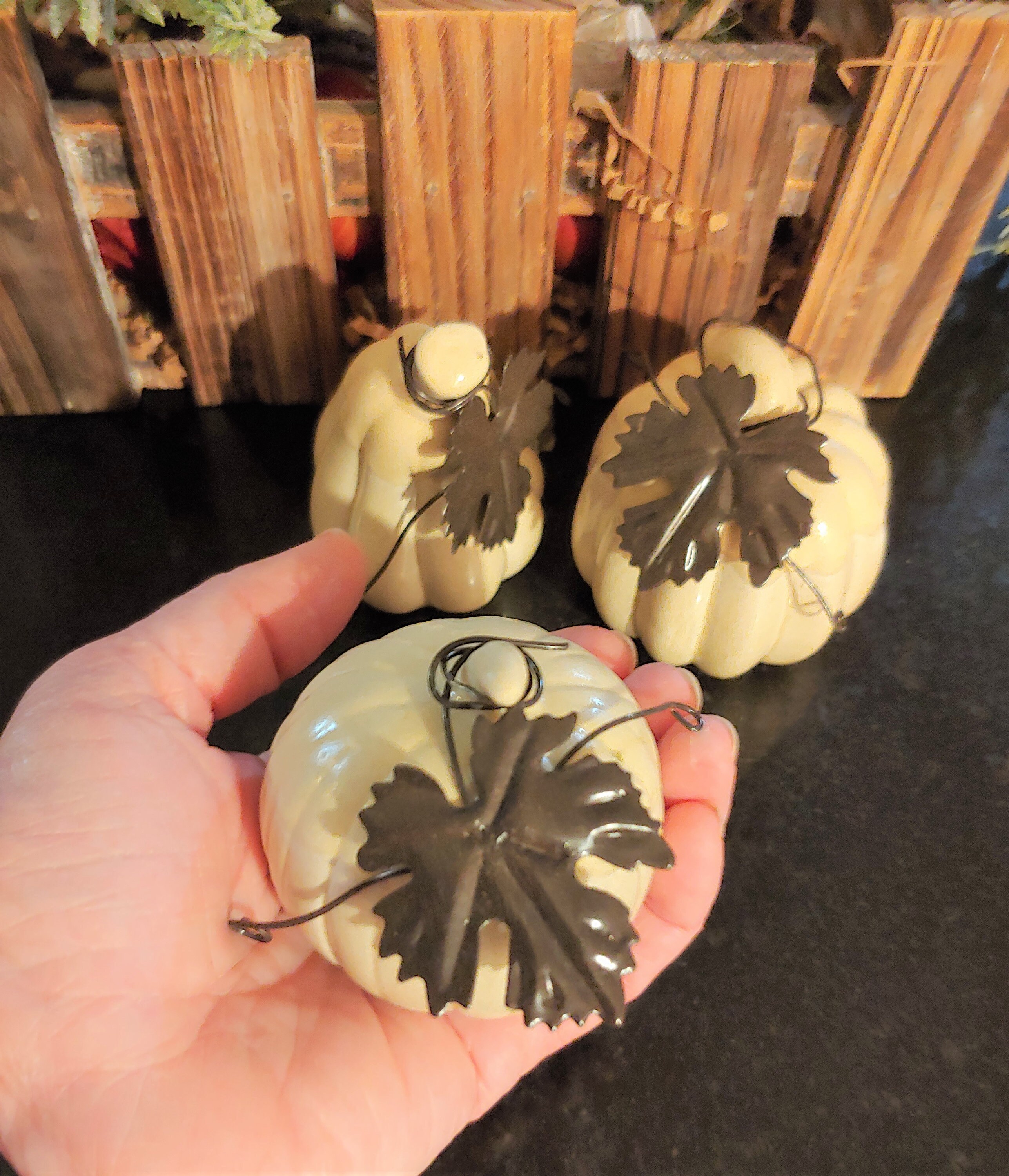 BABY THREE 正月2個セット Set of Three Little Pumpkins 2-3 inches - Etsy 日本
