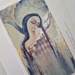 Papel de arroz para decoupage A4-A3, ángel, papel decorativo Arabeska, hoja de papel artístico, impresiones artísticas para pintar